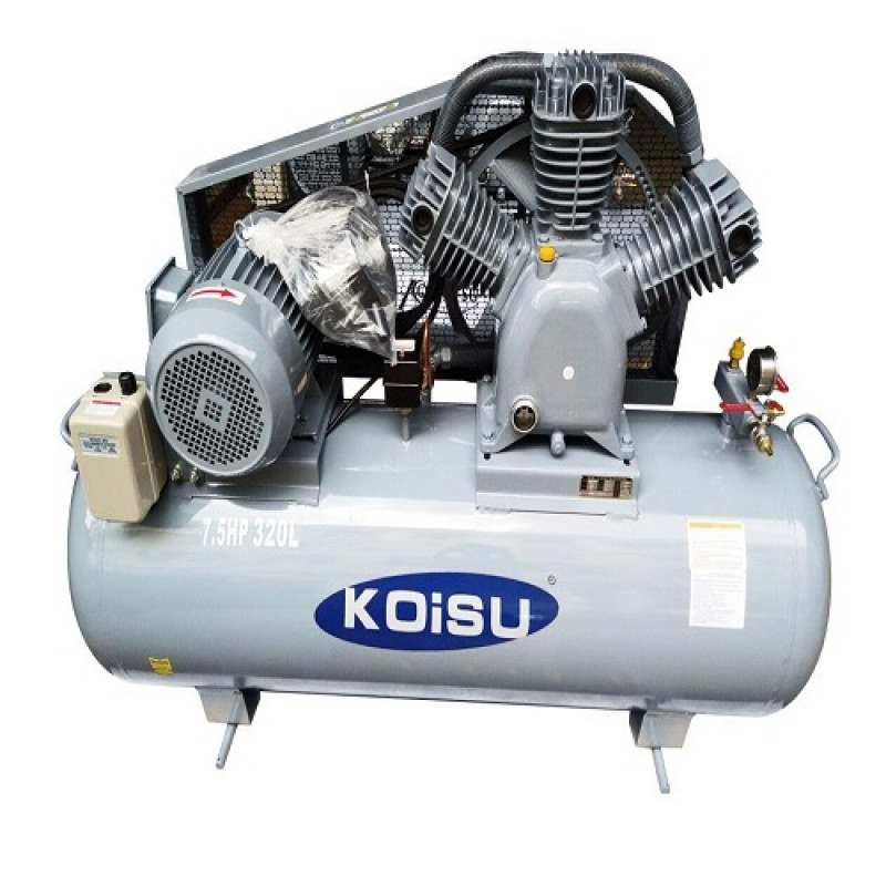 Máy nén khí piston 7.5HP, 3 pha, bình tích 320 lít