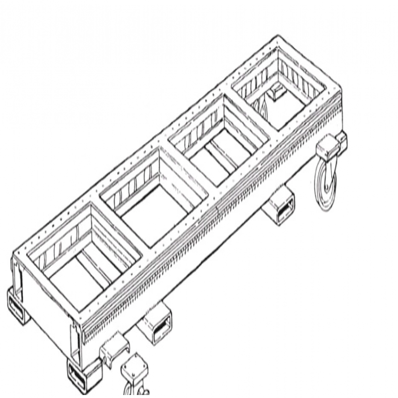 Bệ kéo nắn lắp nổi cho xe con (di động) - dùng cho bệ kéo nắn ART. 100 TB, ART. 102