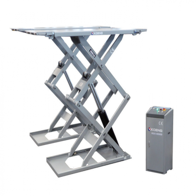 Cầu nâng cắt kéo nâng bụng 3 tấn (3 pha)