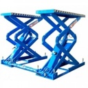 Cầu nâng cắt kéo nâng bụng 3 Tấn, Lắp chìm, Kiểu mô tơ trong (3 Pha, màu xanh)