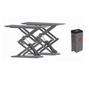 Cầu nâng cắt kéo nâng bụng 3 tấn, lắp nổi (3 Pha, màu xám).