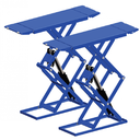 Cầu nâng cắt kéo nâng bụng 3 tấn, lắp nổi (3 Pha, màu đen)